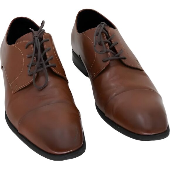 Alfani Men's Cap-Toe Oxford Dress Shoes Tan 11.5